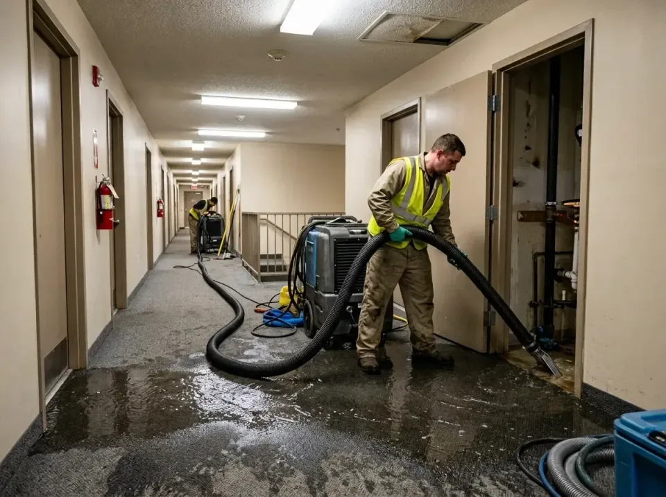 multi-unit-apartment-hallway-f-005 — frequently asked questions, Emergency Burst Pipe Water Extraction & Removal in Shannon…